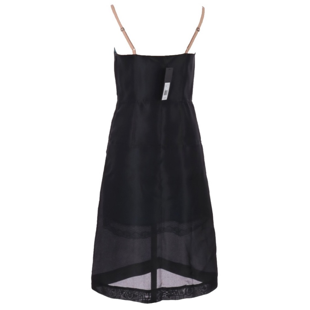 new MBMJ Marc by Marc Jacobs ❉ Silk Sheer Layer Midi Cocktail Dress ❉ Black ❉ 6 - Picture 3 of 17